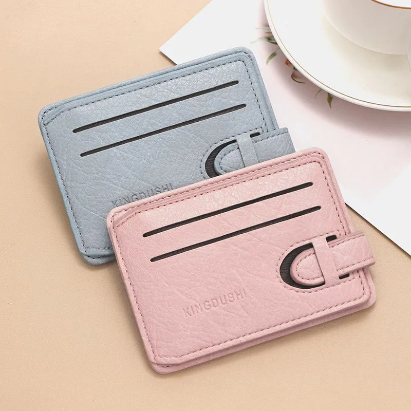 

New Card Bag Zipper Thin Coin Purse Fashion Bus Bank Card Cover Wallets Credit Card Holder Pocket Change Card Bag