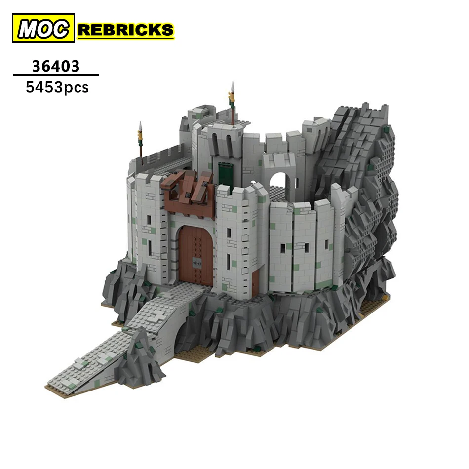 Famosa scena di film UCS architettura Deeping Wall Building Blocks collezione di modelli fai da te esperti Puzzle Education Brick Toys Gifts