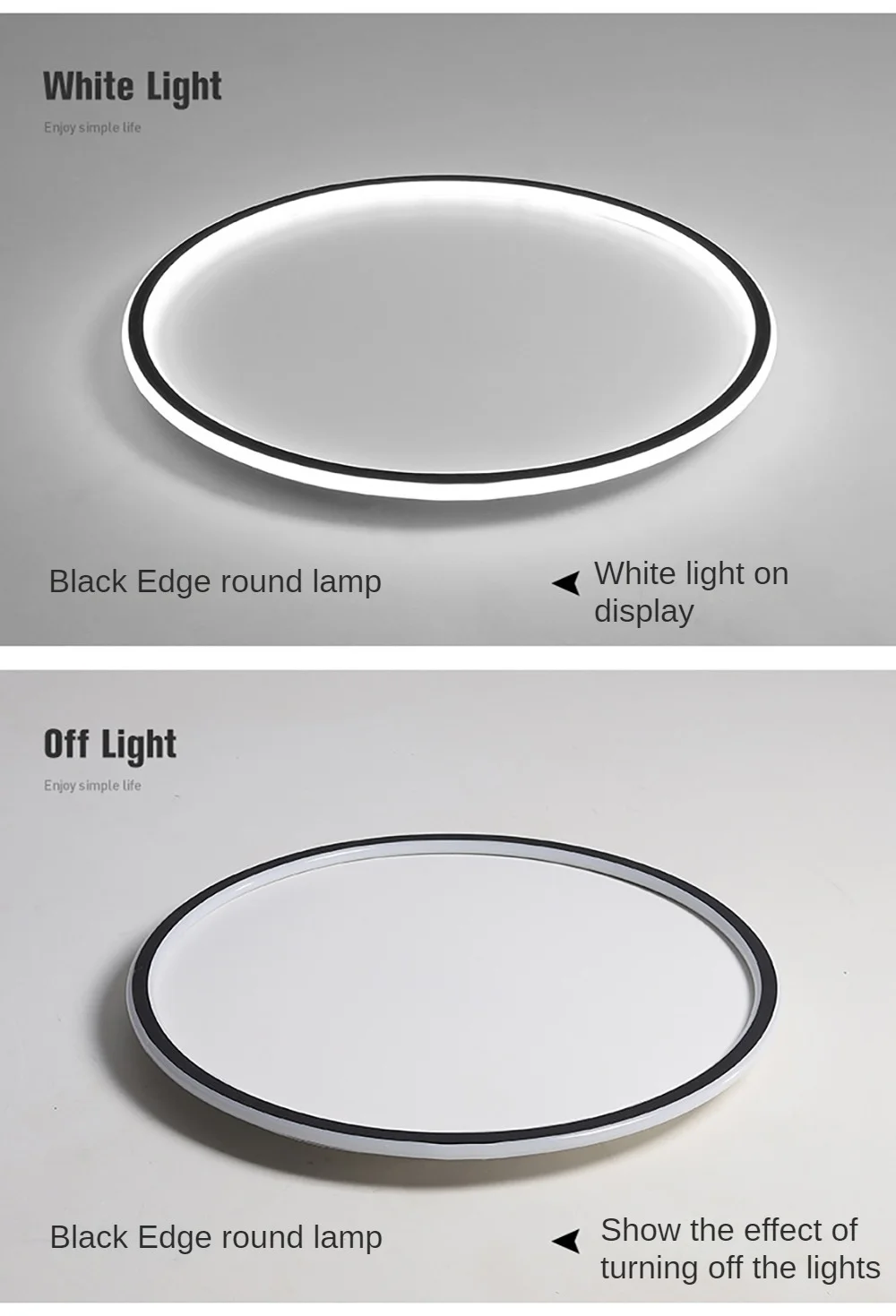 Nordic Minimalist LED Ceiling Light For Bedroom Living Room Aisle Study Room Balcony Circular Remote Control Lighting Chandelier