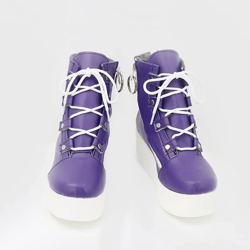 Kenmochi Toya Cosplay Shoes Vtuber Cosplay Props PU Leather Shoes Halloween Carnival Boots Custom Made