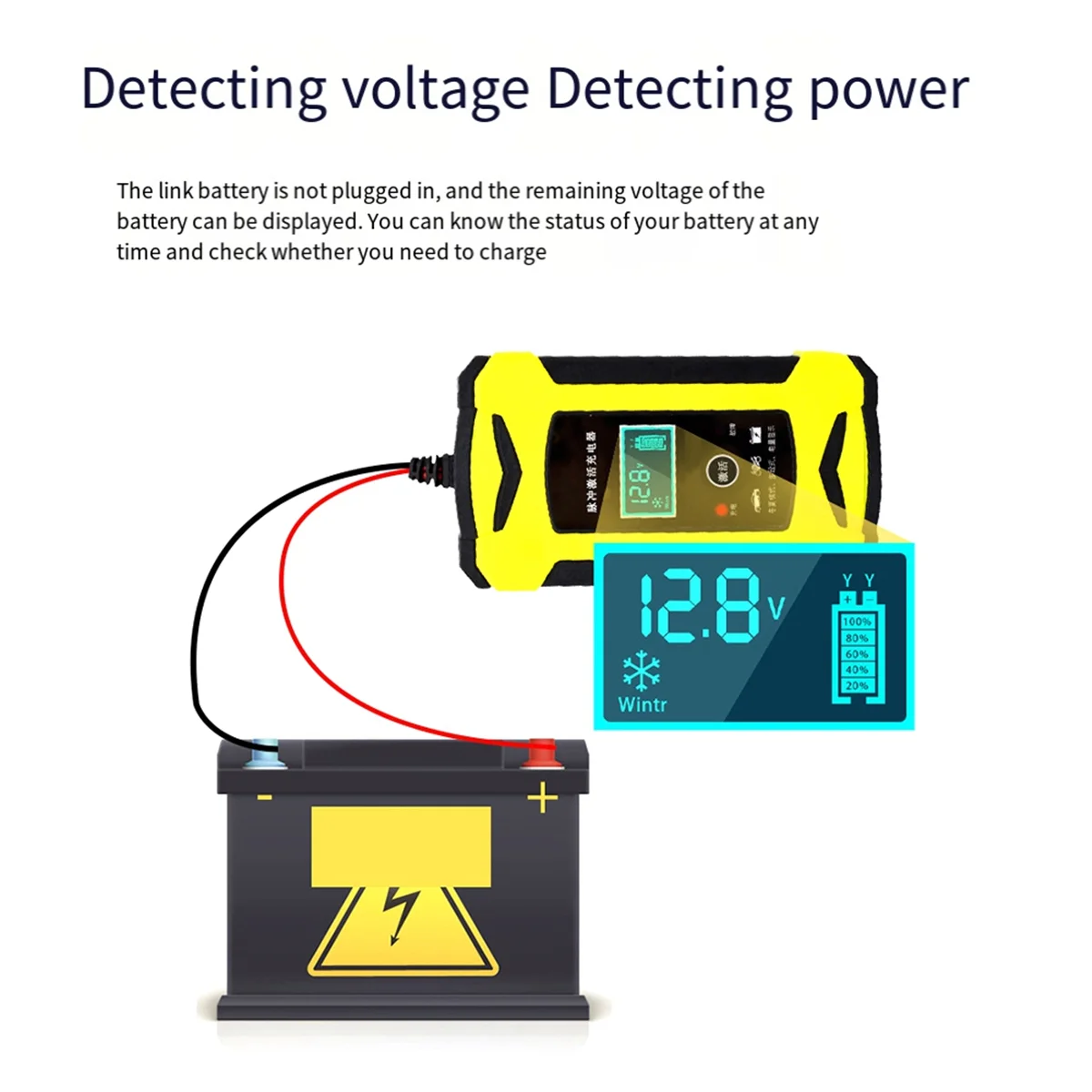 เครื่องชาร์จแบตเตอรี่รถยนต์6A 12V 220V สมาร์ทรถบรรทุกรถจักรยานยนต์ที่ชาร์จแบตในรถซ่อมพัลส์เปียกแห้งตะกั่วกรดเจล EU