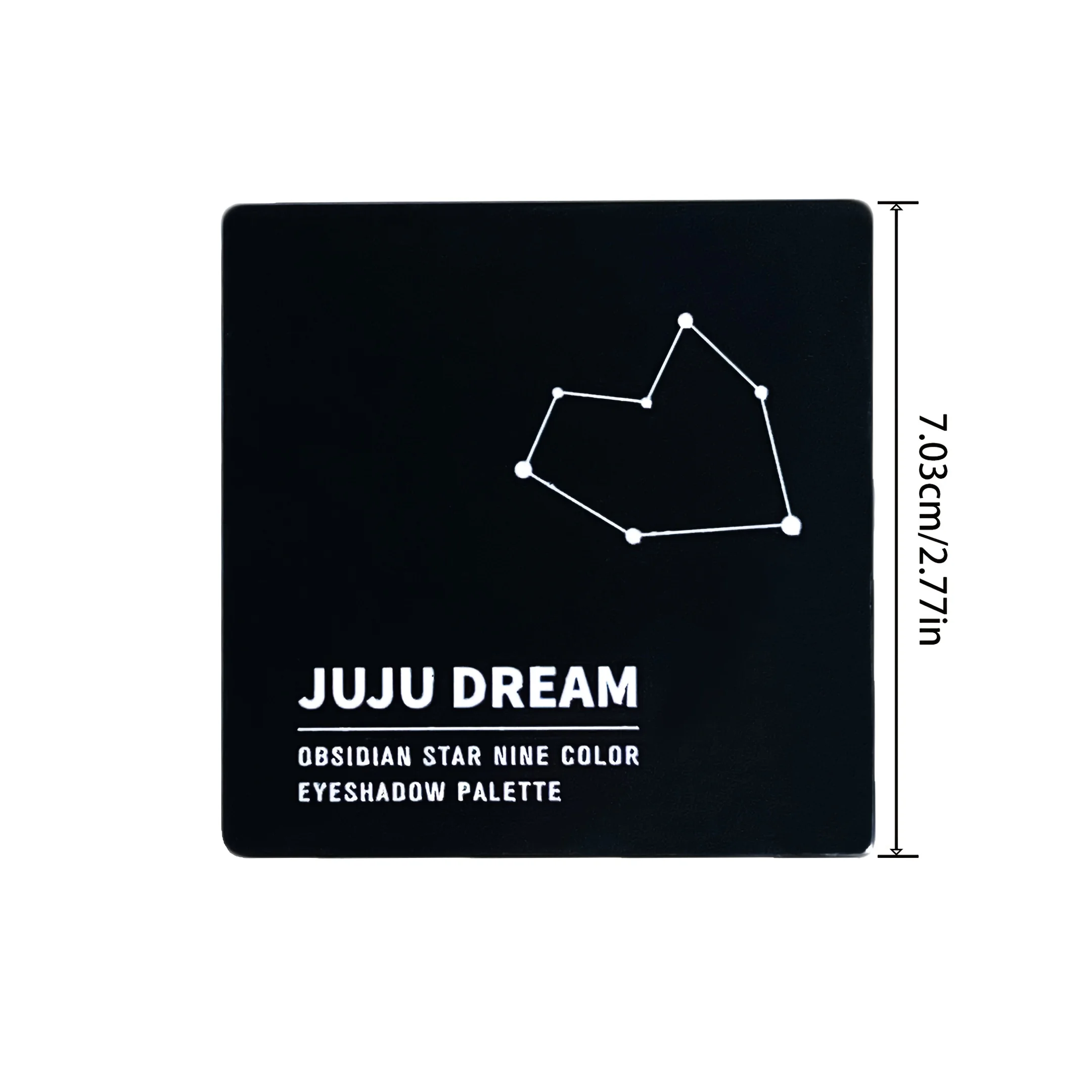 スモーキーアイシャドウパレット、9色ブラックダークグレースモーキーメイクアップパレット、マットシマーグリッター長持ち防水