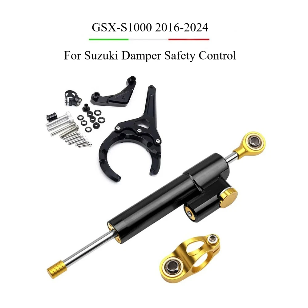

Для Suzuki GSX-S1000 2016-2024 мотоцикла GSXS1000 2017 2018 2019 2020 2021 2023, комплект стабилизирующего монтажного кронштейна рулевого демпфера