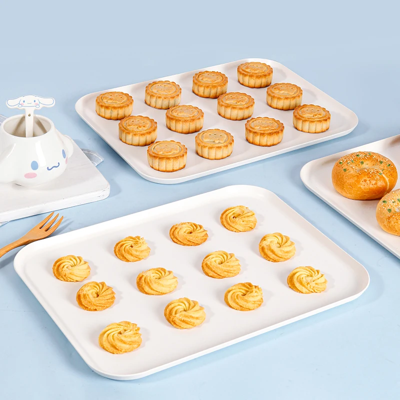 CHEFMADE 15inch Rectangular Carbon Steel Baking Tray, Cinnamoroll Non-Stick Coated Bakeware for Professional & Home Kitchen Use