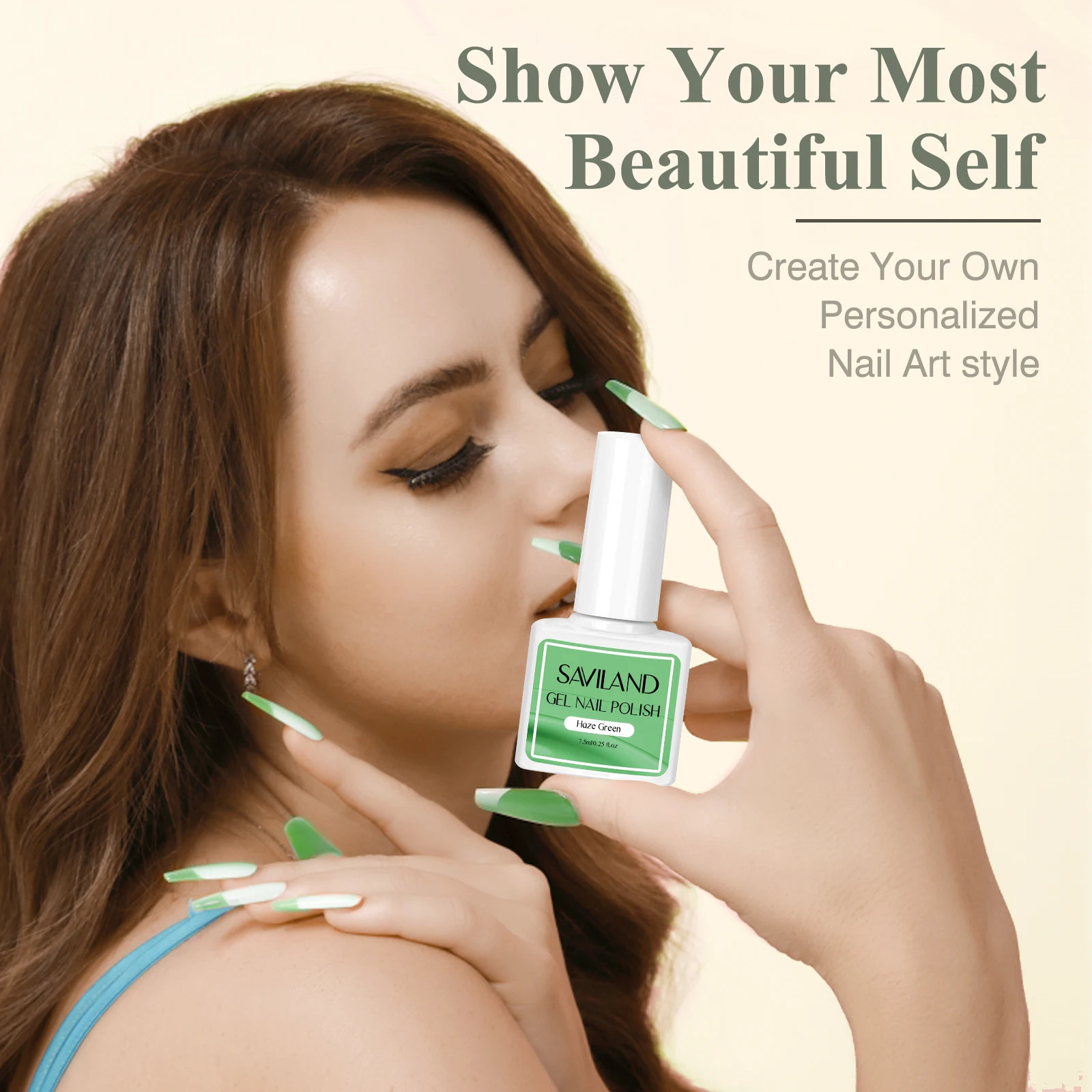 SAVILAND 32 Colors Gel Nail Polish Kit All-Season Glitter Gel Polish with PH Bond Base Top Glossy Matte Gel Soak off Polish Kit