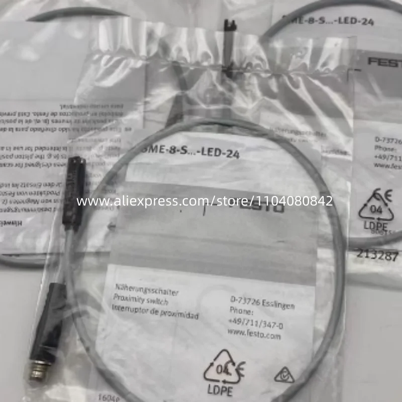 

Новый оригинальный сенсорный переключатель Festo SMT-8M-PS-24V-E-0.3-M8D 576399