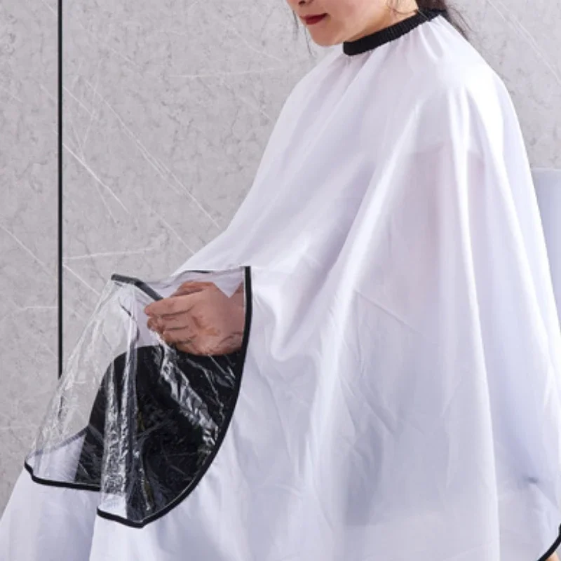 Salon Hairdressing Cape Barber Cape With Transparent Viewing Window Waterproof Haircut Cloak Apron Barber Shop Hairdressing Tool