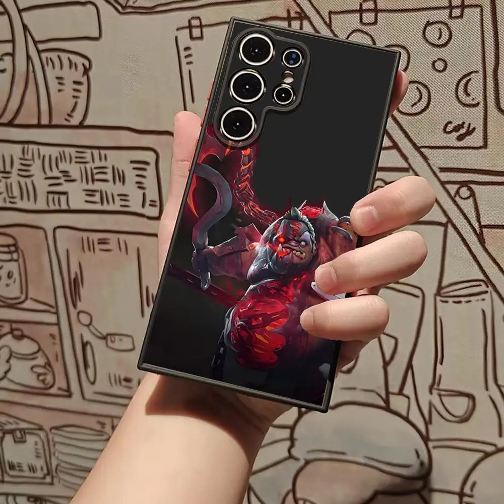 D-Dota 2 حافظة لهاتف سامسونج S25 Ultra S23 S24 Fe S21 S22 Plus S23 Fe S24 Ultra S21 Fe غطاء غير لامع