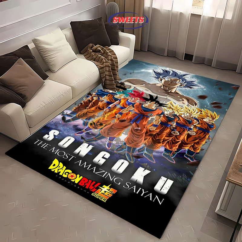 3D Japan Classic Anime D-Drag0n-Ball Carpet for Living Room Bedroom Hallway Long Strip Anti-slip Rug Sofa Doormat Home Decor Mat