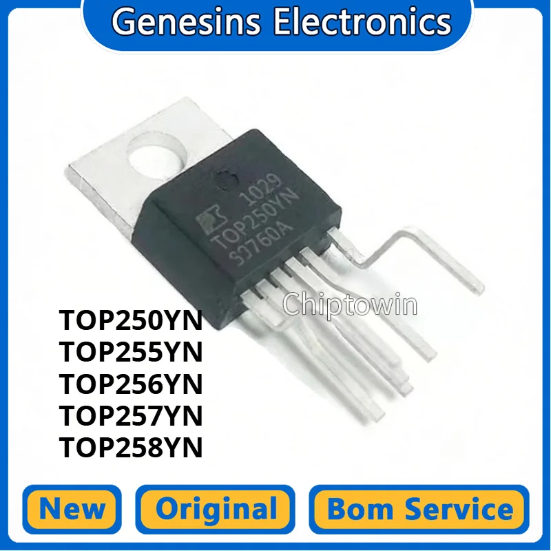 5/50/500 pcs TOP250YN TOP255YN TOP256YN TOP257YN TO-220 Power Management IC W7