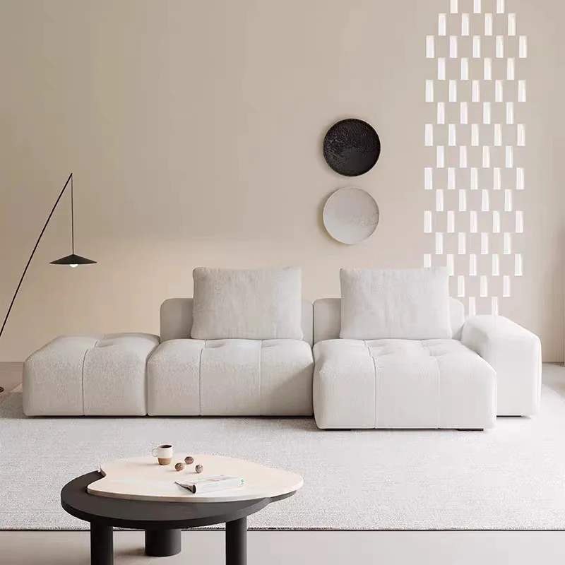 

Fabric Corner Modular Sofa Cloud Couch European Family Lounge Tatami Sofas Living Room Classic Comfortable House Accessories