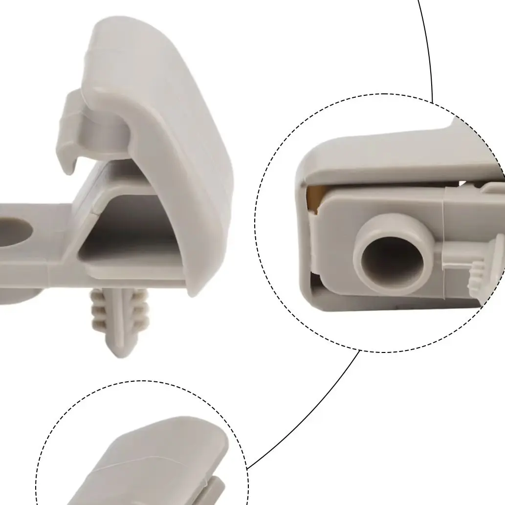 

1Pcs Gray-Sun-Visor Holder Mount 735344980 Replacement For Fiat For Alfa Romeo 147 Car Sun Visor Accessories