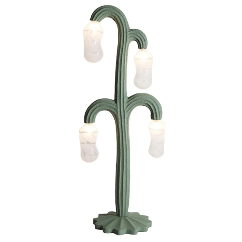 Living room designer decoration modern vertical lamps, art model house Nordic creative cactus floor lamp