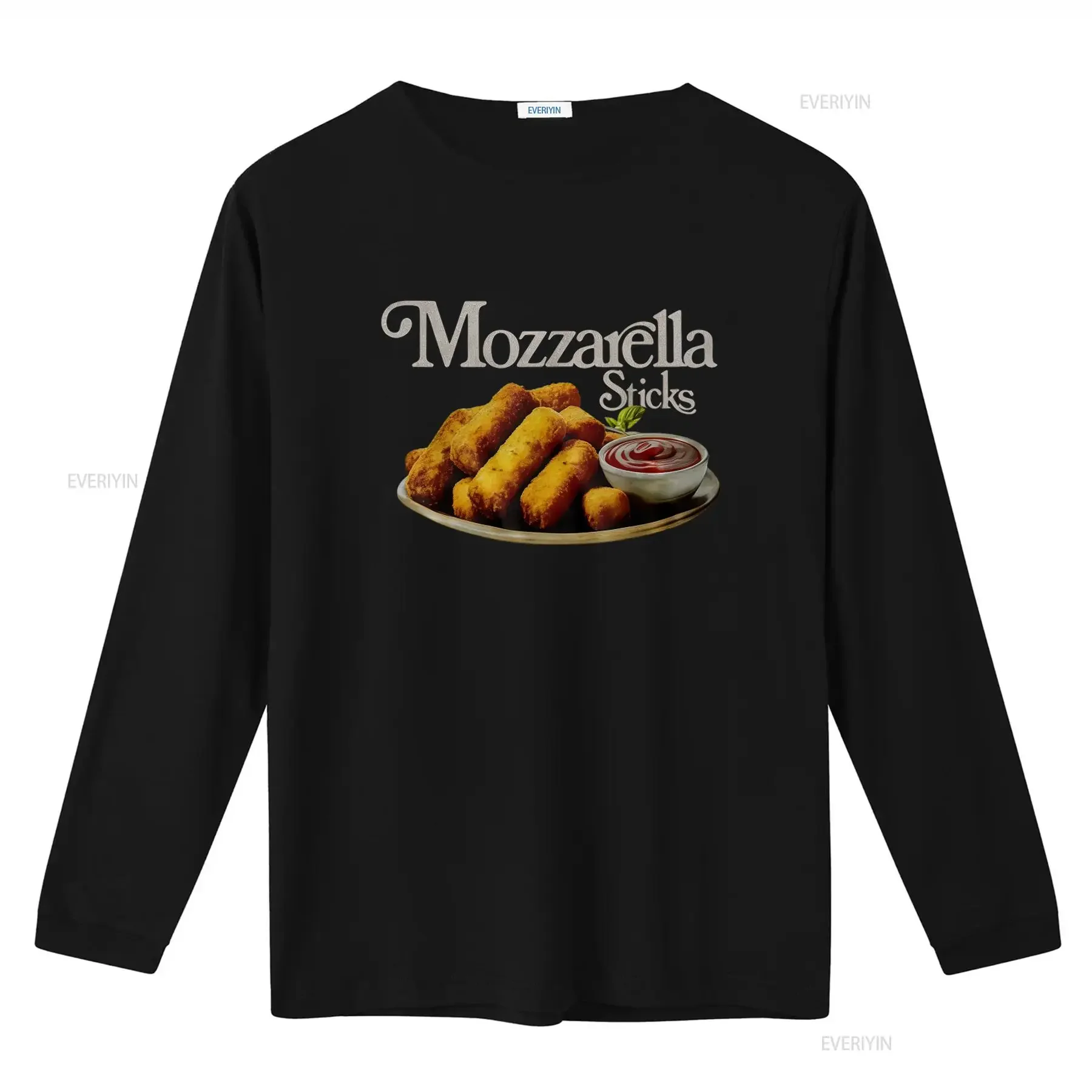 Mozzarella Sticks 90's Retro T Shirt Crispy Cheese Design with Ketchup Dip Perfect for Foodies and Nostalgia Lovers vintage