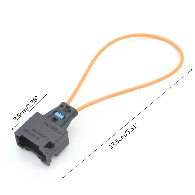 Most Fiber Optical Loop Bypass Female Male Adapter Universal Connector Radio for VW for Audi for Porsche SO