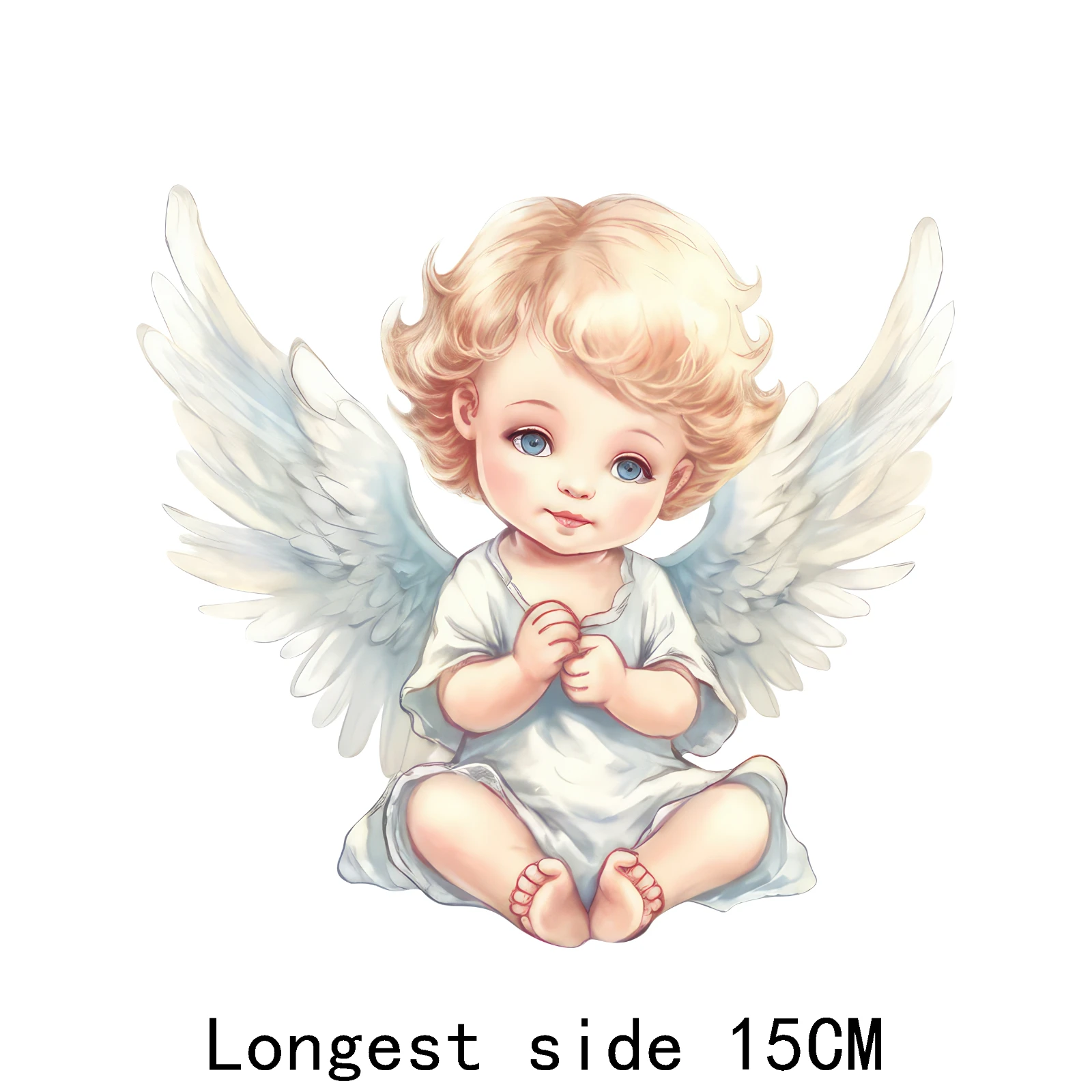 Cartoon cute little angel Heat Transfer patch for clothing DIY children\'s printing, used for clothing ironing applications