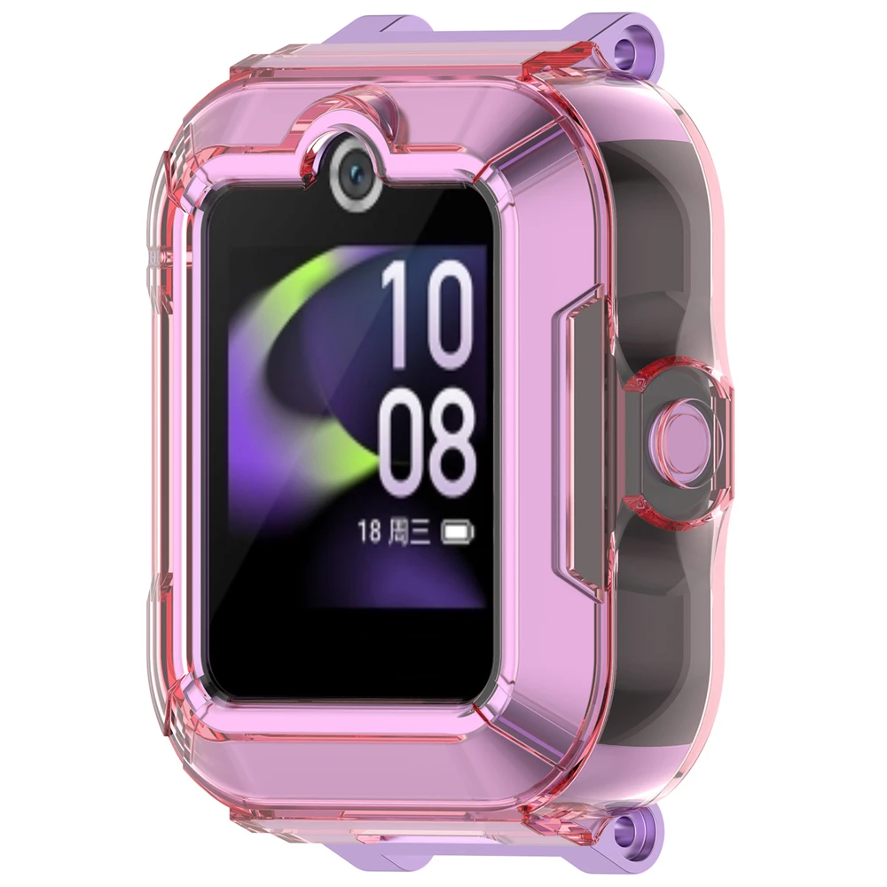 Beschermhoes Voor Huawei Kinderhorloge 5-serie Universele Zachte Tpu Halve Verpakking Hoesjes Beschermhoes Bumper Horloge Acces
