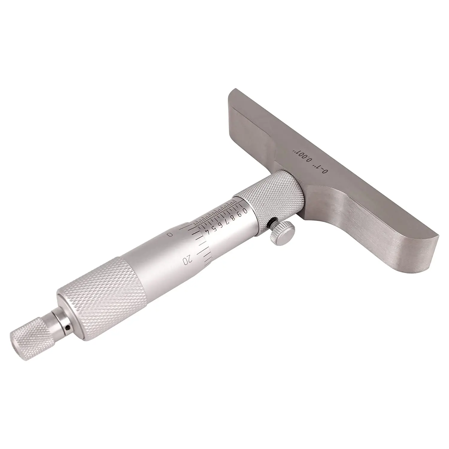 Precision Industrial Depth Micrometer Round Type 0-1 Inch 0-25mm For Gauging Micrometers