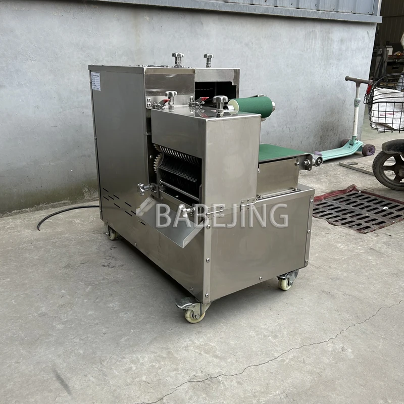 

Automatic Fresh Meat Cube Cutting Machine Stainless Steel Large Seafood Beef Pork Dicer One-Time Cutting