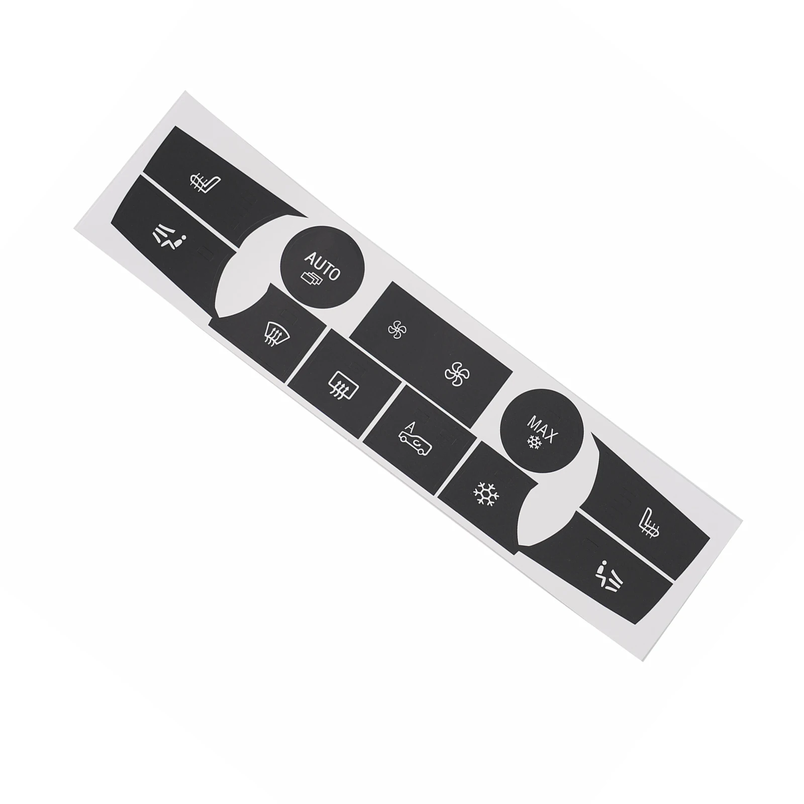 Button Knob Decal Repair Sticker X6 E71 2008-2014 1Set 50*200mm White Lettering Mproved Visibility Secure Adhesion