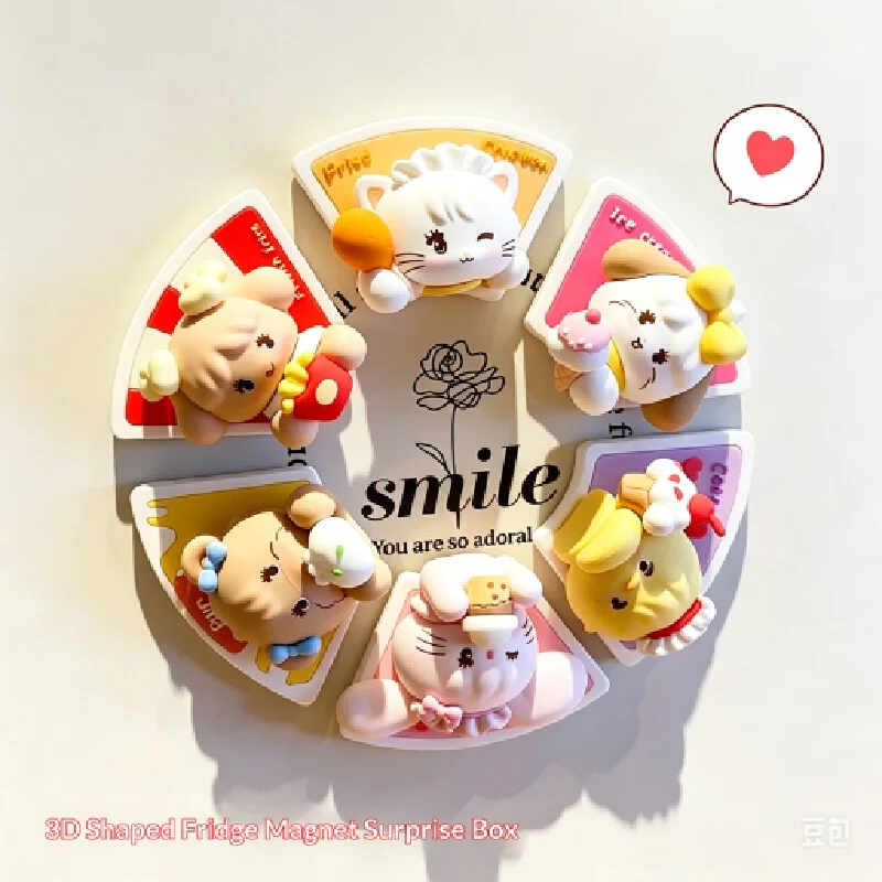 Authentic Mikko 3d Stereo Refrigerator Blind Box Pendant Animation Surprise Box Home Decoration Holiday Gifts.