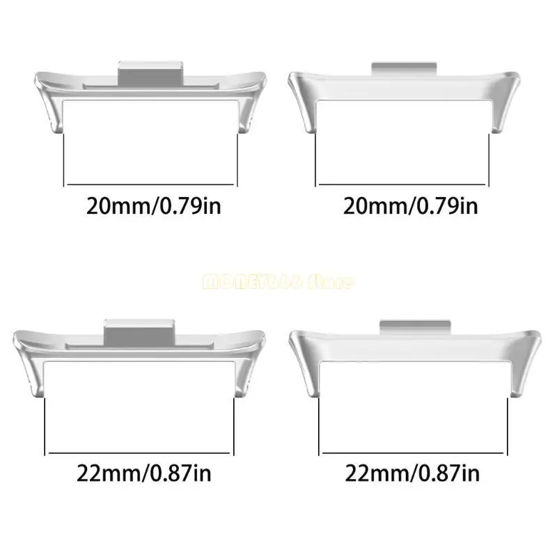 F62C Bristband Headgrain Clapp для полосы 8 Brap Connector Lugs Adapter 2pack