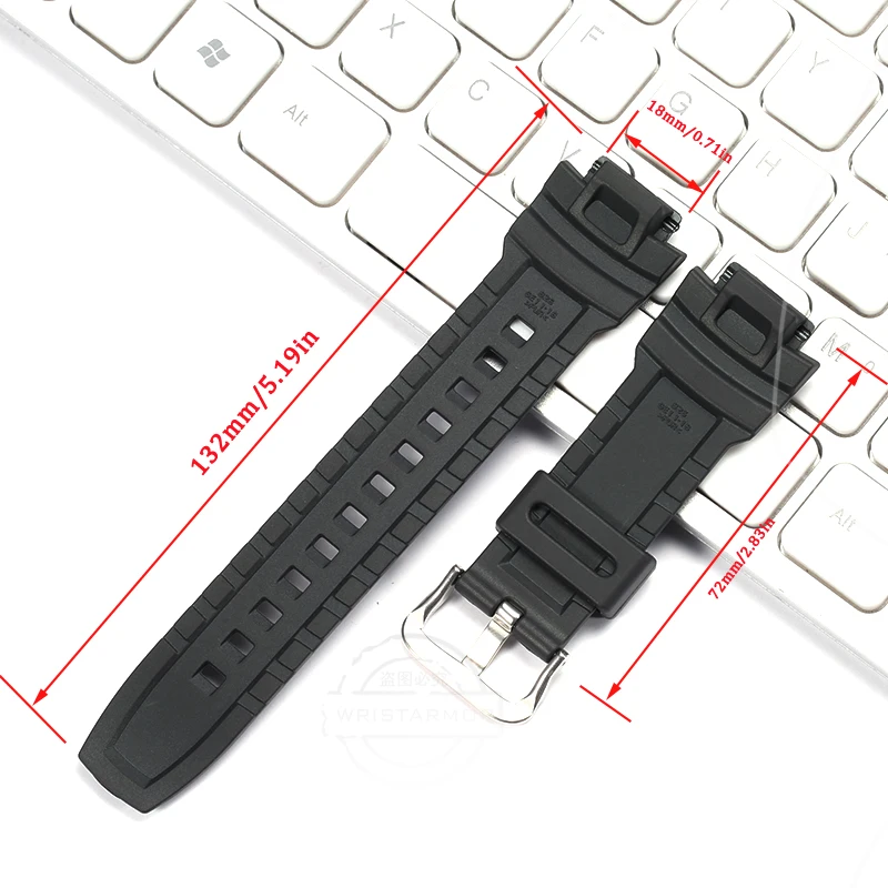 Resin Watchband Suitable For Casio Pro trek PRG-270 Prg 270 Watch Strap Replacement Waterproof Men's Sport Wrist Band Accessorie