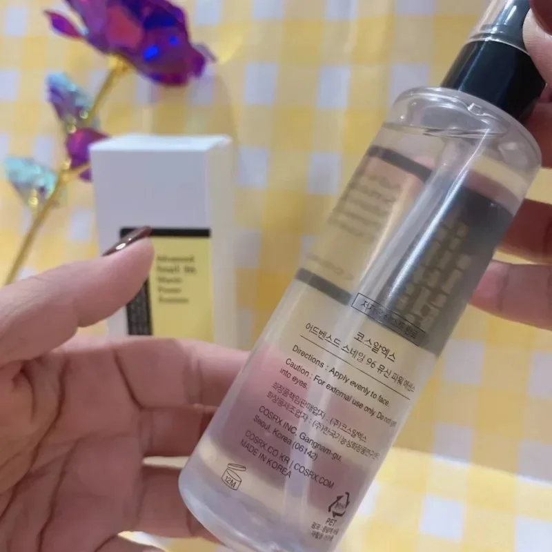 كوسركس الحلزون مصل الكولاجين محلول الوجه الرؤوس السوداء جوهر السائل مكافحة الشيخوخة ترطيب ترطيب الحماية من الشمس 50 مللي #3