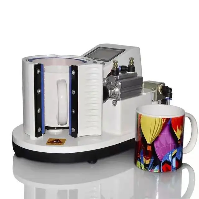 Hot sale DM-110 pneumatic mug machine cup sublimation heat press transfer machine for sale