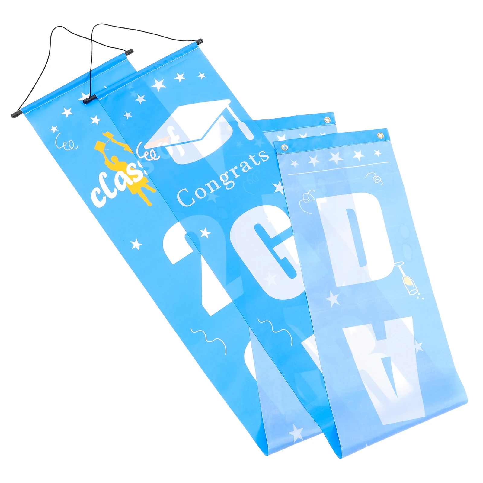 

Graduation Season Banner Graduation Party Banner 30x180cm Polyester Grad Couplets Porch Signs