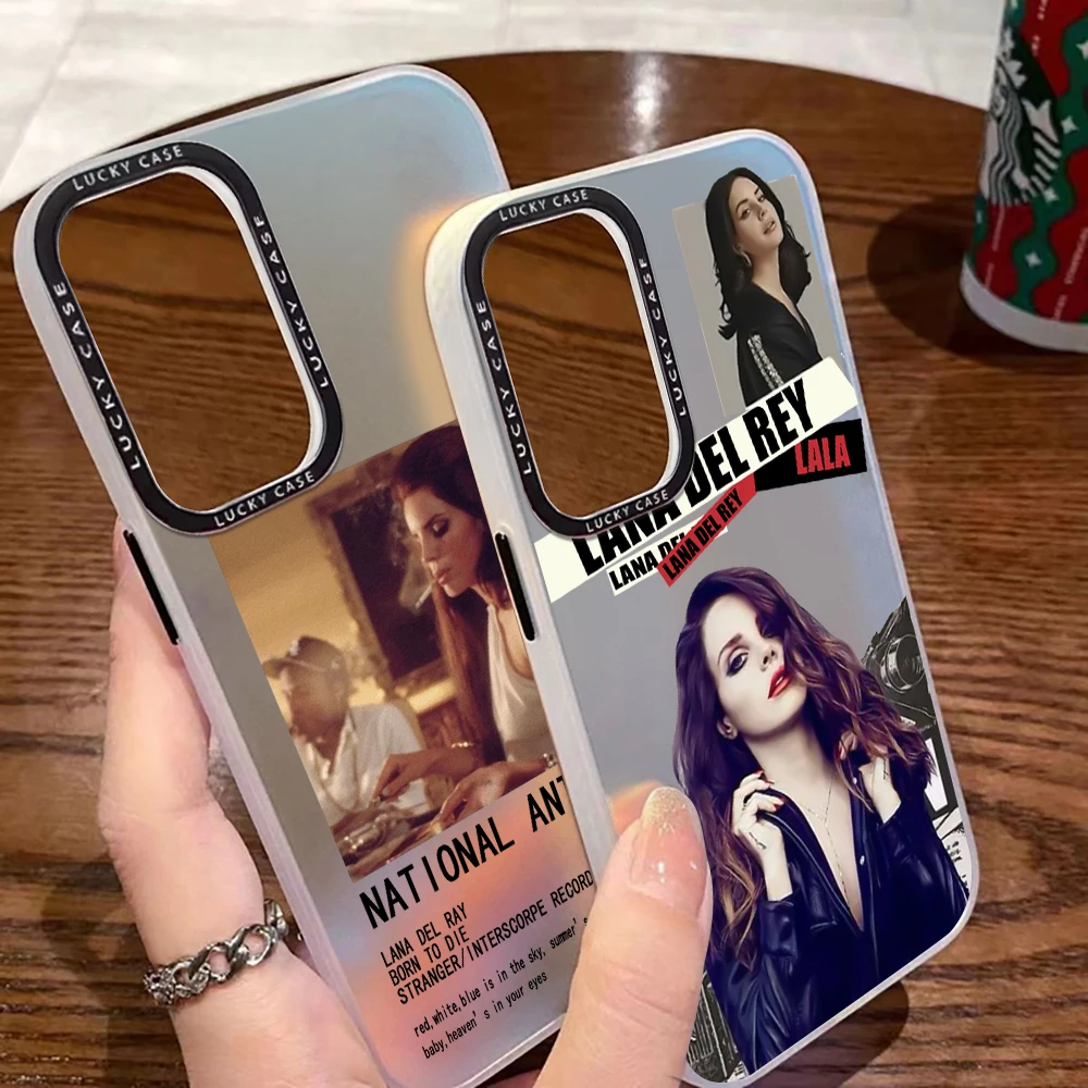

Singer Lana Del Rey Poster Phone Case for Xiaomi Redmi 12C 10 10C 9 9A 9C 9T Note 12 11 10 8 7 A1 5G Matte Gradient Luxury Cover