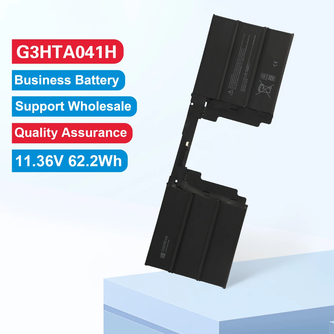 KingSener G3HTA040H G3HTA041H Laptop Battery For Microsoft Surface Book 2 2nd Gen (15-Inch, Model 1793)  Keyboard 11.36V 5473mAh