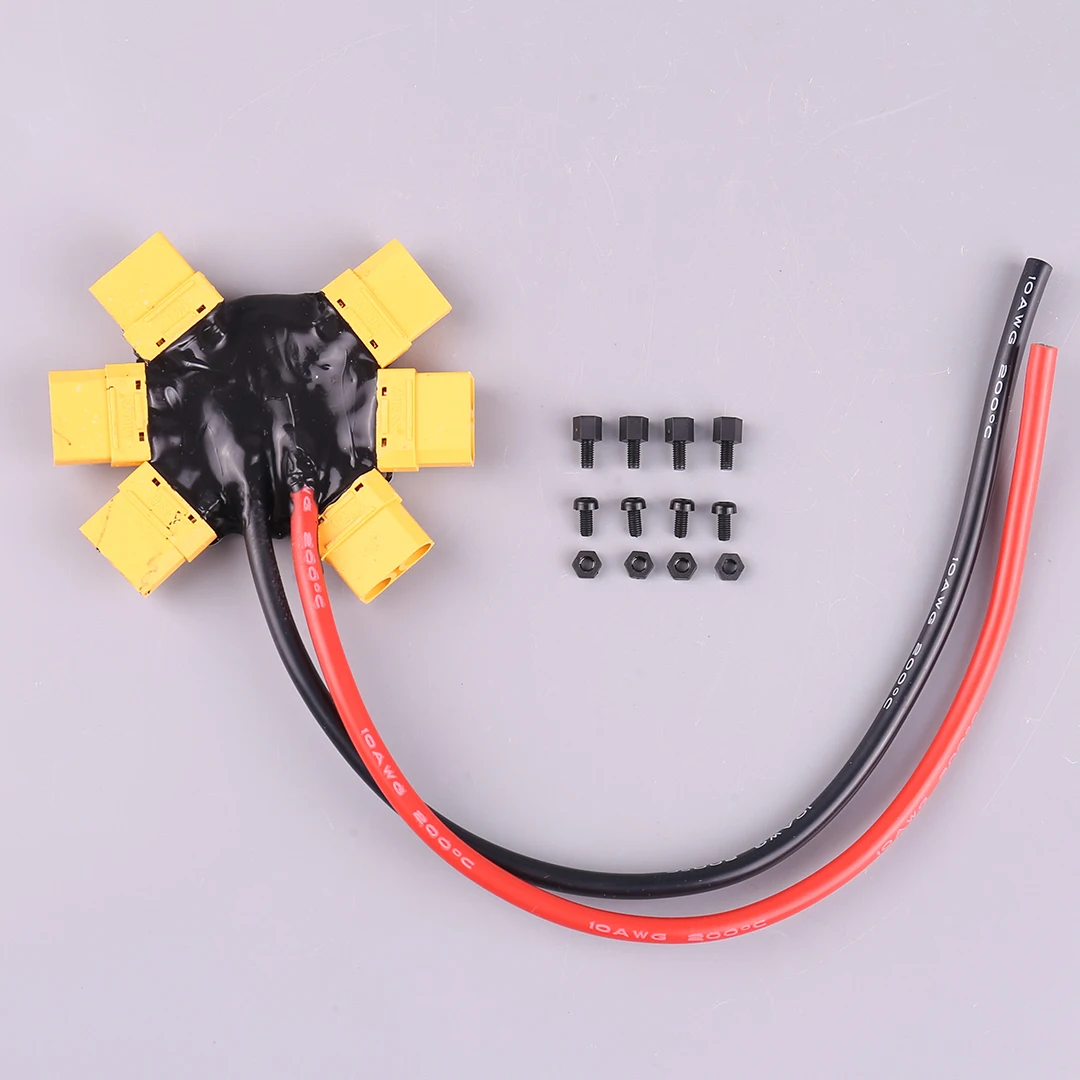 High Current PDB V1 Pre-Soldered High Voltage Power Distributor for 4/6/8-Axis Agricultural Drones