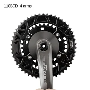 AX Stone Crown Adapter, 110BCD -Spinnenwandler für SRAM Force Red Etap Quarq Road Bike Kurbelwelle 12S Kurbel 105 R8000 8 Schrauben 10 Hauptverkaufsquarque SRAM - №7