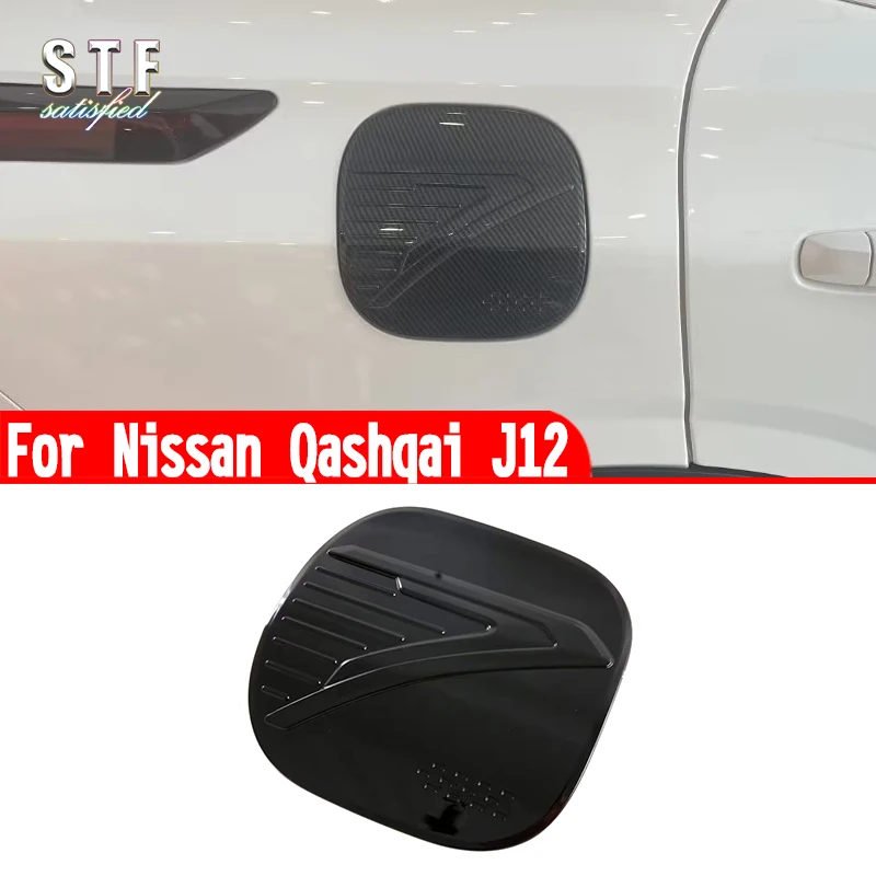 For Nissan Qashqai J12 2022 2023 2024 Car Accessories ABS Fuel Gas Tank Cover Trim Molding Decoration Stickers W4