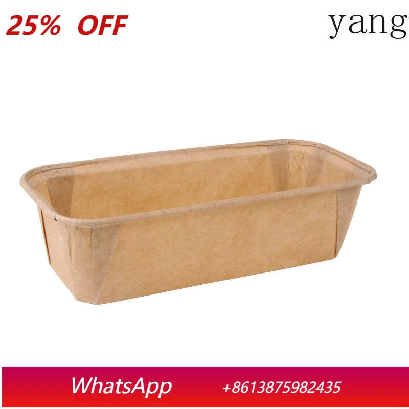 CX Rectangular Paper Cup Mould Baking Cake Paper Mould High Temperature Resistant Muffin Paper Cup