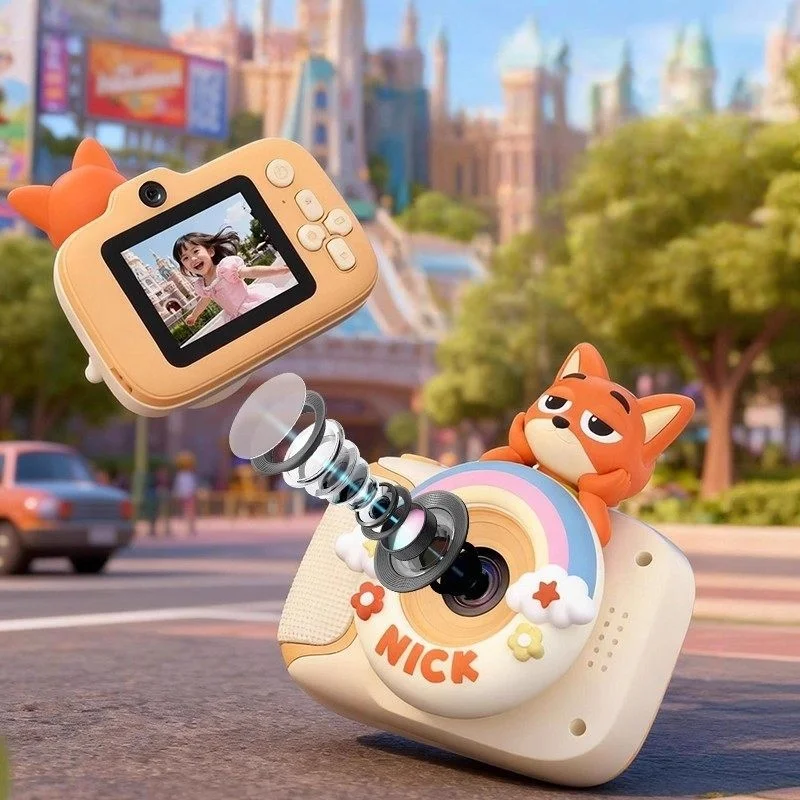 Zootopia 2 Nick Judy politieagent digitale camera, student selfie draagbaar verjaardags- en vakantiecadeau op voorraad nieuwe items