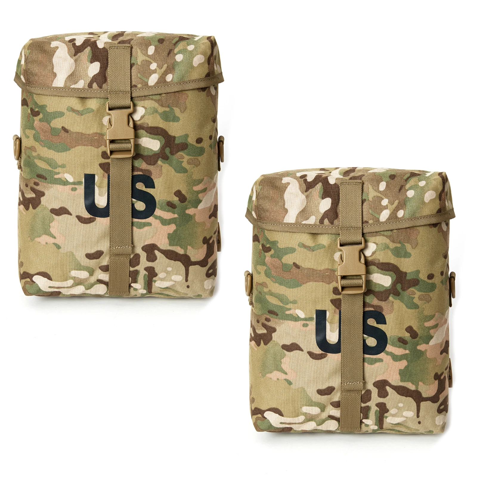 MT Military MOLLE Side Sustainment Accessory Pack 2Pcs Sustainment Supplies Pouch Army Utility Bags UPC / OCP / Mulitcam