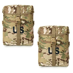 MT Military MOLLE Side Sustainment Accessory Pack 2Pcs Sustainment Supplies Pouch Army Utility Bags UPC / OCP