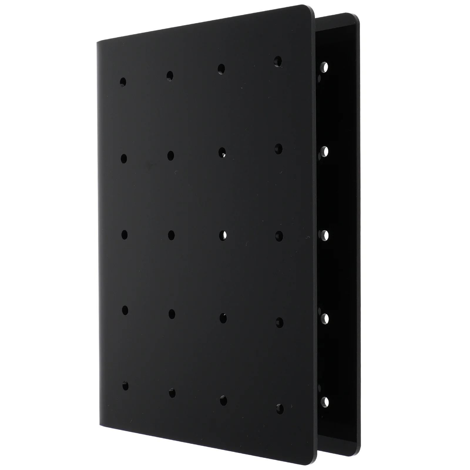 1 قطعة حامل عرض الحلوى الأسود الاكريليك مصاصة رف متعدد الفتحات حامل طاولة الحفلات عرض تخزين حامل مصاصة الرف #4