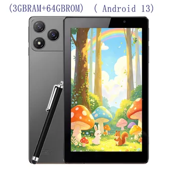 With Touch Pen Android 13,9-inch Octa core Children's Tablet 3GB RAM+64GBROM, 6000Mah Batt