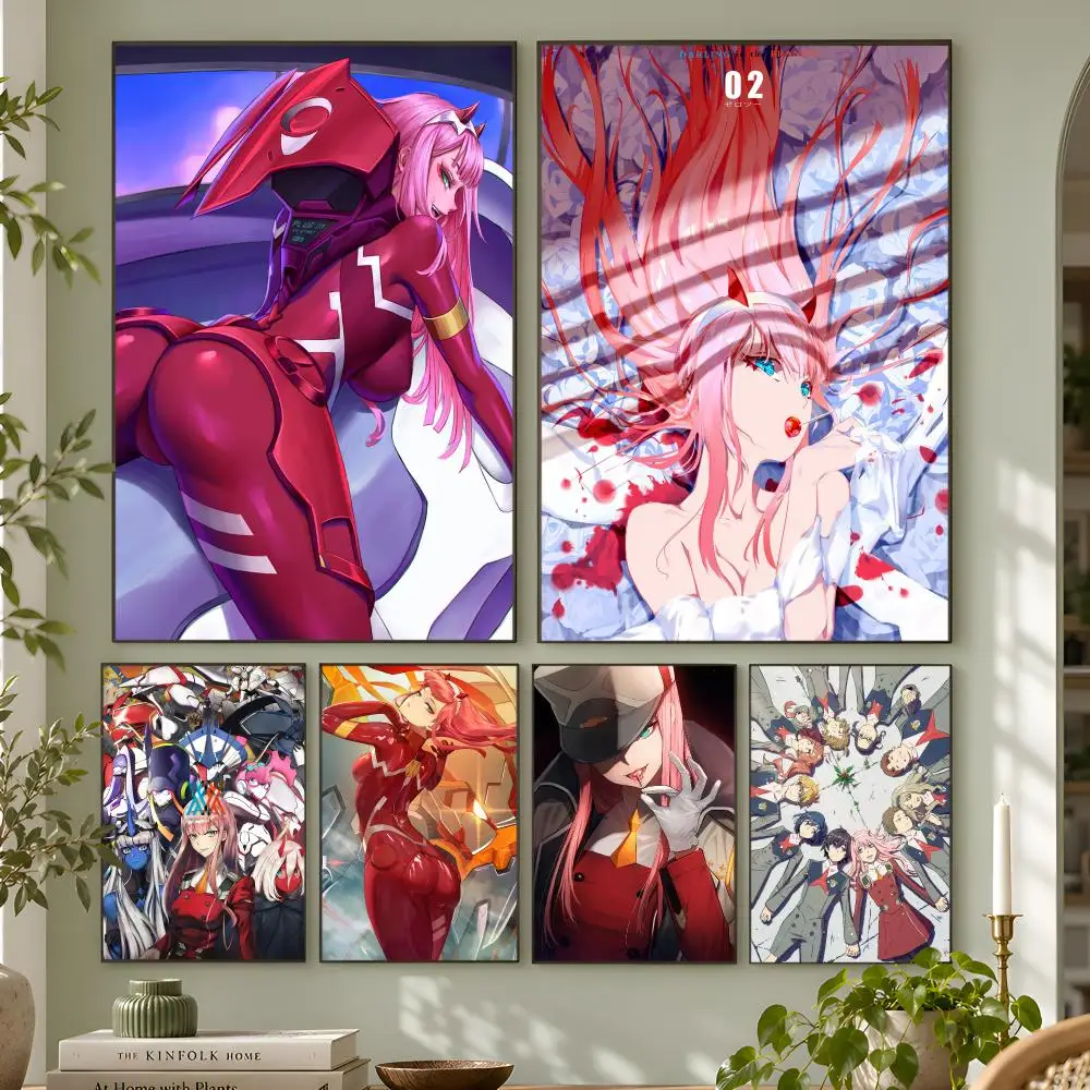 The Franxx Z-Zero Two Poster Wall Art Home Decor Living Room Bedroom Office Dorm Apartment Gift