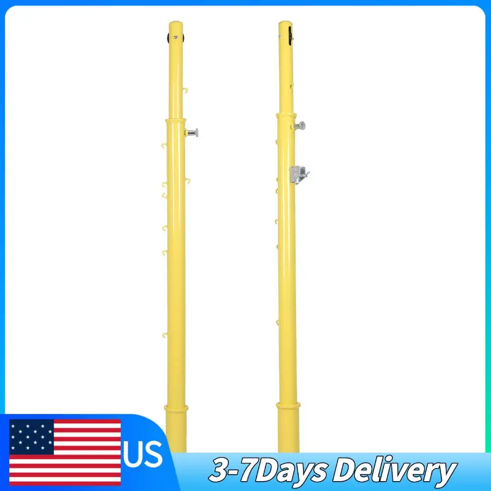 

Регулируемая по высоте (от 1,5 м до 2,4 м) стойка для бадминтонной сетки с креплением в грунт для взрослых, стадионов и садов