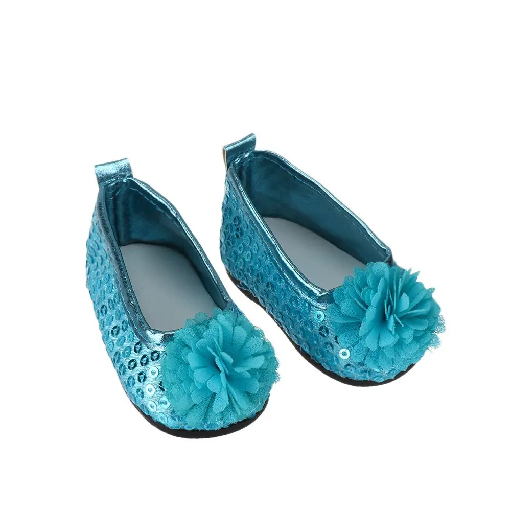 DIY New Lovely 43cm Dolls  Boots Sandals Sequins  Shoes 7cm Manual Shoes  Clothes Accessories