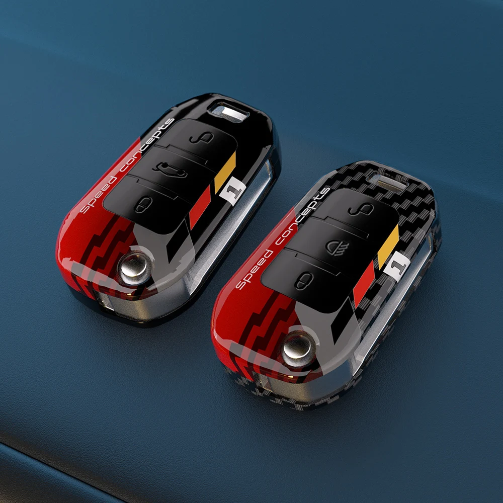 Remote  Car Key Chain Ring Shell Cover Case Holder 3 Button For Peugeot 208 301 308 508 5008 3008 Citroen 2010 2021 2023