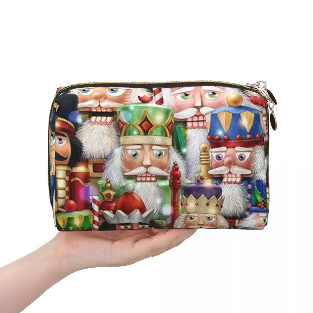 

Stylish Nutcracker Party Women Cosmetic Bags Travel Makeup Organizer Pouch Toiletry Storage Dopp Kit Box