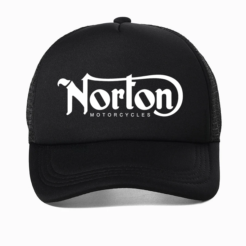 

Norton Motorcycle Motocross Baseball Cap Summer Fashion cool Caps Adjustable Hat Summer Unisex Mesh breathable Trucker Hats
