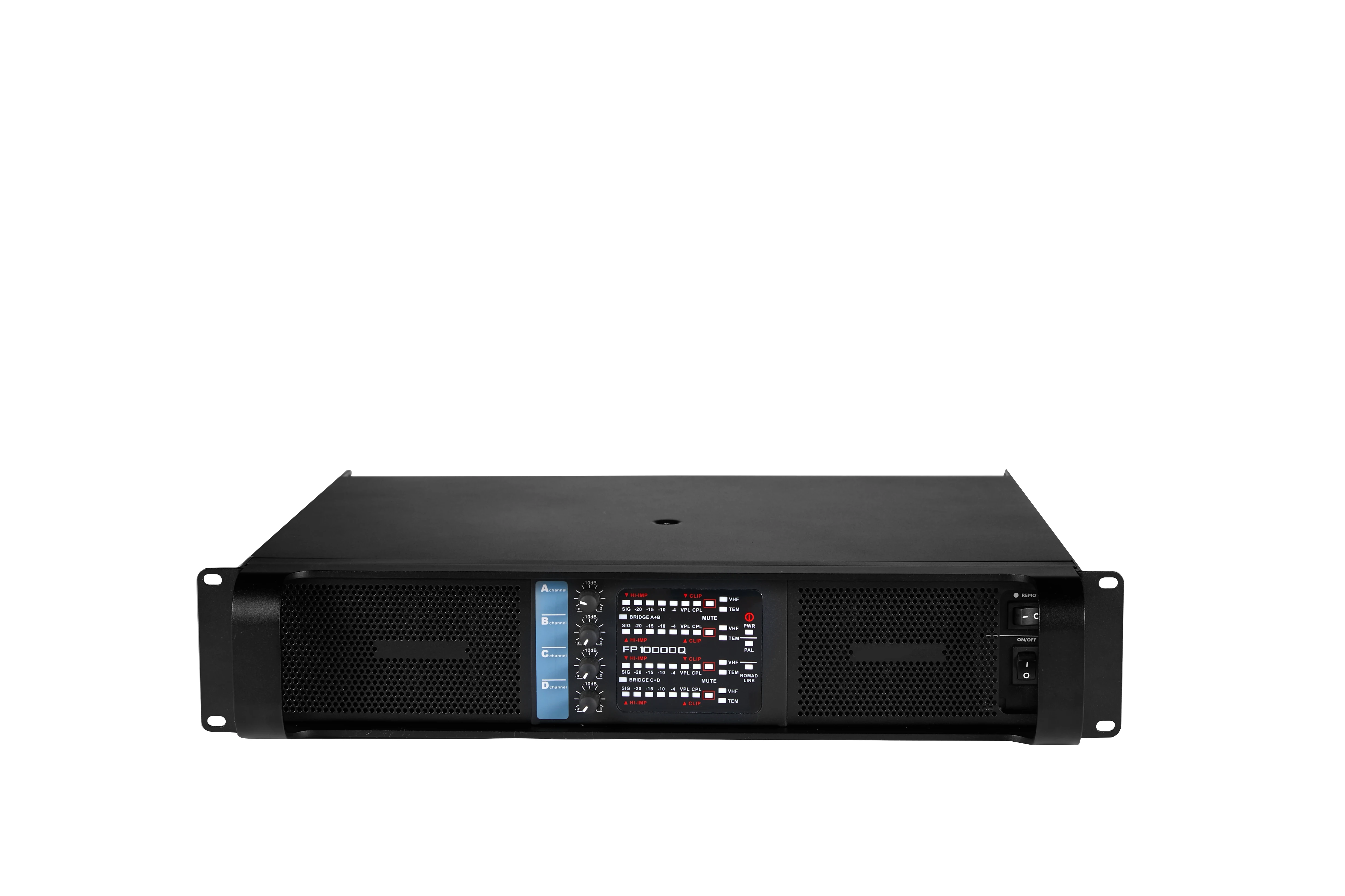 

FP10000Q 4 Channel Professional Power Amplifier | 4x1350W/8Ω 4x2500W/2Ω 2x5000W Bridge Amp for Stage, DJ, Concert, Live Sound