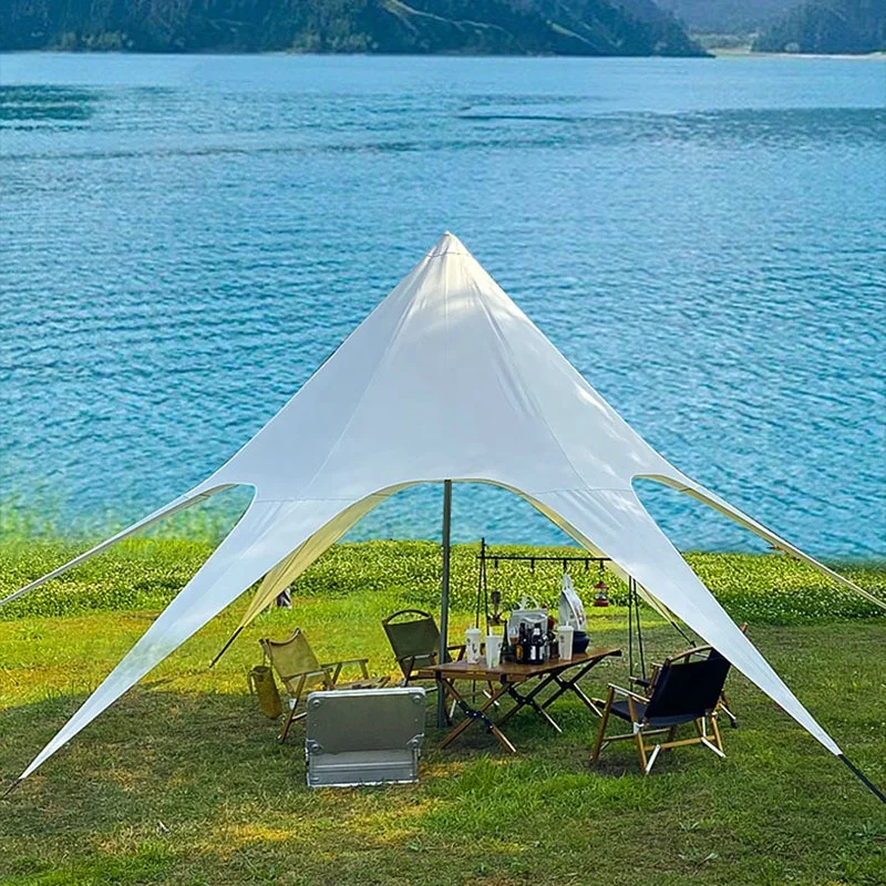 

Spider Star Shade Large Tent Wedding Camping Waterproof Sunscreen Prairie Camping Camping Thickened Tent