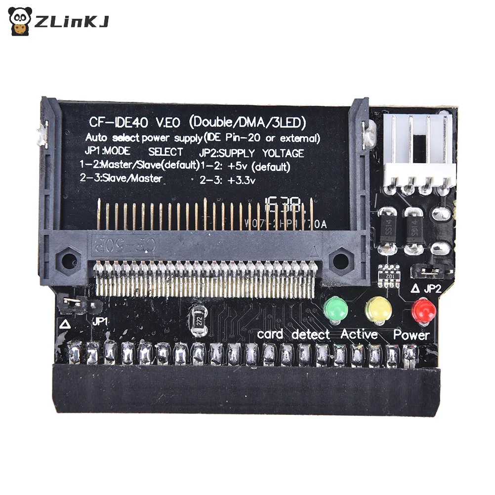 ▶1Pcs Compact Flash CF to 3.5 Female 40 Pin IDE Bootable Adapter Converter Card